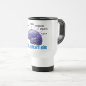 Unieke sociale werker Gifts-A Social Worker's Mind Reisbeker (Voorkant rechts)