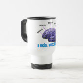 Unieke sociale werker Gifts-A Social Worker's Mind Reisbeker (Voorkant links)