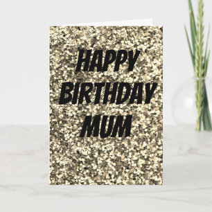 Unieke Sparkle Mum verjaardagskaart Kaart