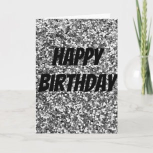 Unieke sparkle verjaardagskaart kaart