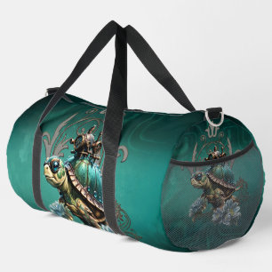 Unieke steampunk schildpad. plunjezak