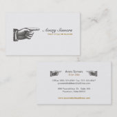 Unieke  Steampunk Style Business Visitekaartje (Voorkant / Achterkant)