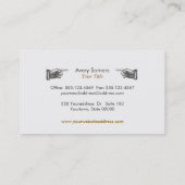 Unieke  Steampunk Style Business Visitekaartje (Achterkant)