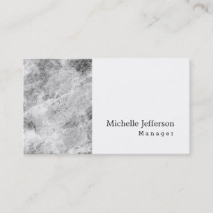 Unieke Stijlvolle Grijze Muur Wit Modern Eenvoudig Visitekaartje