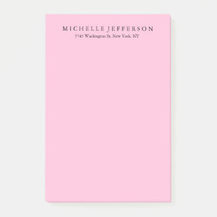 Unieke stijlvolle moderne elegante roze post-it® notes