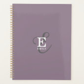 Unieke stijlvolle naam en monogram typografie Paar Planner (Voorkant)