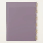 Unieke stijlvolle naam en monogram typografie Paar Planner (Achterkant)