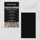 Unieke Stones Black Visitekaartje (Voorkant / Achterkant)