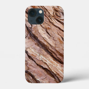 Unieke structuurkool voor boomschors iPhone 13 mini hoesje