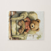 "Unieke teddybeer illustratie puzzel" Legpuzzel (Horizontaal)