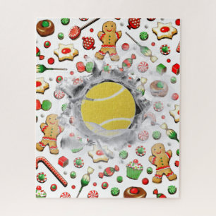 Unieke Tennis Holiday Gift Jigzaag Puzzle Legpuzzel