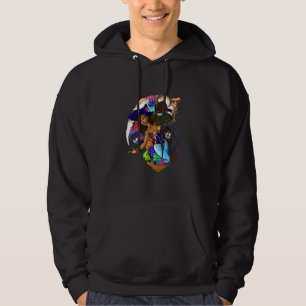 Unieke Trendy Vrouwen Mannen Kleurrijke Magic Witc Hoodie