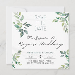 unieke trouw uitnodiging Save The Date