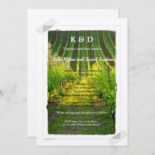 Unieke uitnodiging voor het uitzenden van een Suns (Voorkant / Achterkant)