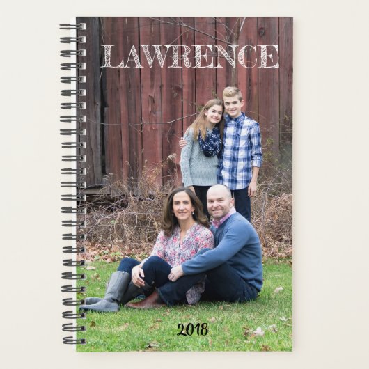 Unieke uw planner - personaliseer met een foto (Voorkant)