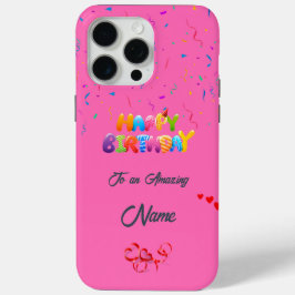 Unieke verjaardag iPhone 15 Pro Max Hoesje