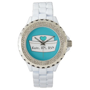 Unieke verpleegster Nurse Pet Design RN BSN #7 Horloge