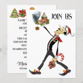 Unieke Verzameling Kerst Ober Serie Kaart