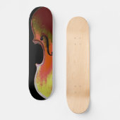Unieke Violin Distress Musical Fiddle Skateboard (Voorkant)