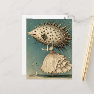 Unieke vis Mode Briefkaart
