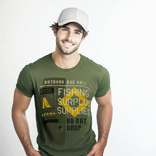 Unieke Vissen Angler Cargo Graphic Gift Gear T-shirt