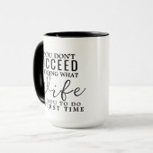 Unieke vrouw verjaardagscadeau, grappige gezegden mok (Voorkant links)