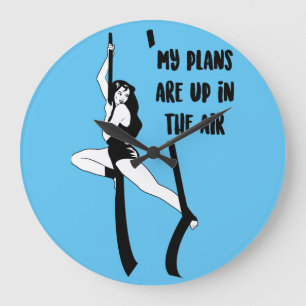 Unieke wandklok - Plannen? Welke plannen? Grote Klok