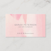 Unieke waterverf QR-code sociale media persoonlijk Visitekaartje (Voorkant)