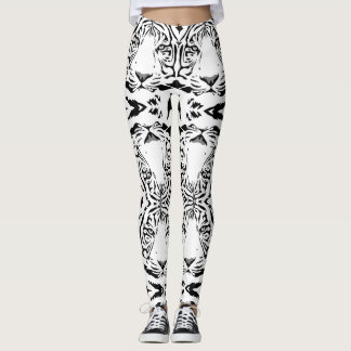 Unieke witte tijgerLeggings Leggings