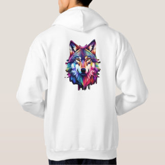 Unieke wolf hoodie