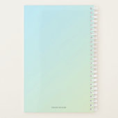 Unieke zeemeermin met roze haar en sandman planner (Achterkant)