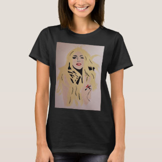 Unieke zelfgemaakte kunst t-shirt