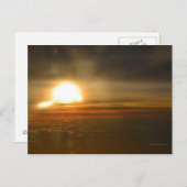 Unieke zonsopgang briefkaart (Voorkant / Achterkant)