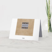 Unieke Zuidwestelijke Moederdag Kaart met hart (Achterkant)