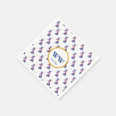 Uniemaand JACK Map Monogram Scriptpapier Servet (Hoek)