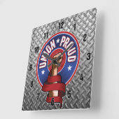 Uniepruid Vierkante Klok (Hoek)