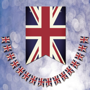  Unievaarster, Britse vlag die de vlag van het Ver Vlaggetjes