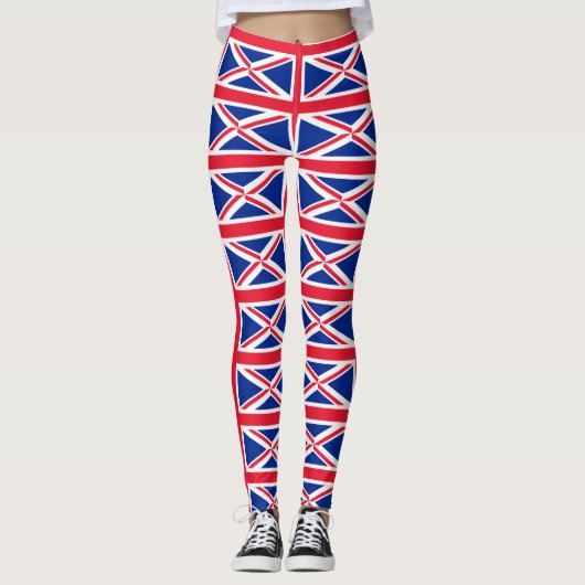 Unievaartuig/Britse vlag Leggings (Voorkant)