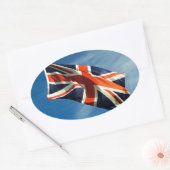 Unievlag Ovale Sticker (Envelop)