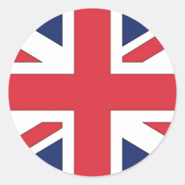 Unievlak/Unievlag van het Verenigd Koninkrijk Ronde Sticker