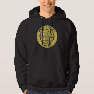 Unification Court Mannen Hoodie Black