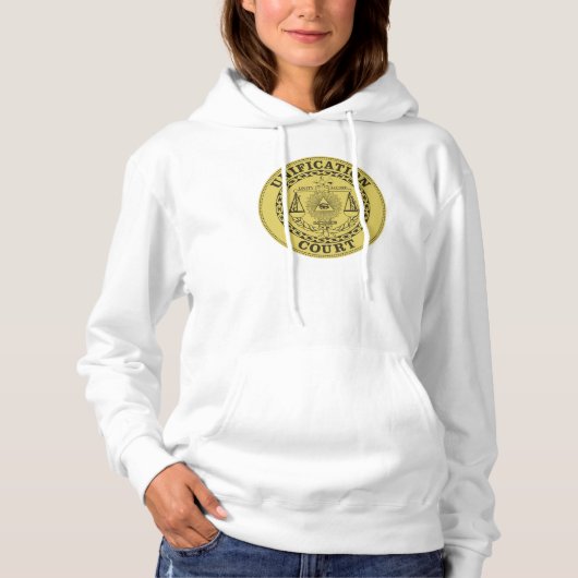 Unification Court Women's Hoodie Black (Voorkant)