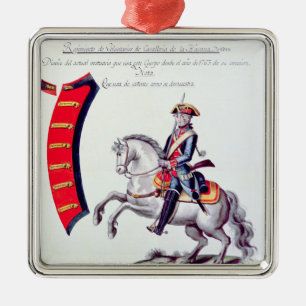 Uniform van de vrijwilligers metalen ornament
