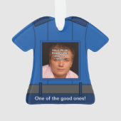 Uniforme de policier de bleu royal personnalisé (dos)