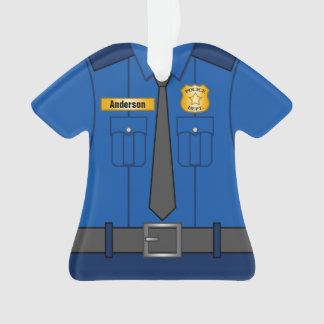 Uniforme de policier de bleu royal personnalisé