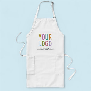 Uniforme de tablier long personnalisé avec logo de