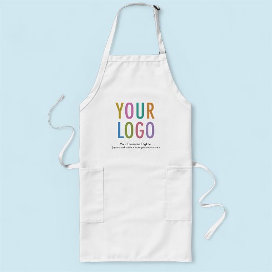 Uniforme de tablier long personnalisé avec logo de