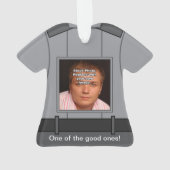 Uniforme gris de policier personnalisé (dos)