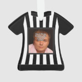 Uniforme noir de douilles d'arbitre personnalisé (dos)