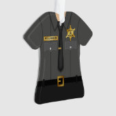 Uniforme noir du shérif du comté (devant)